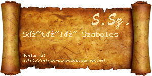 Sétáló Szabolcs névjegykártya